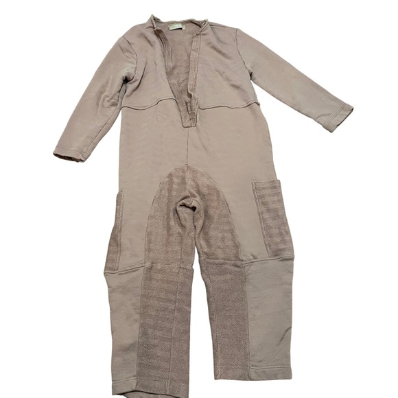 Free Est Pants - Free People Free-Est Women's M Sweater Jumpsuit Romper Pink Mauve Cargo Pocket